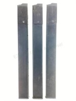 (3) Lancaster Smg 50- Rd Magazines All S. E. Co.