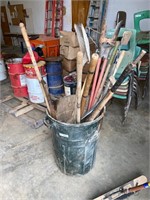 BARREL OF HAND-TOOLS