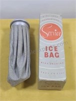 Vintage 9in rubberized ice bag. In original box.