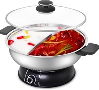 Stainless Steel Electric Shabu Pot - 5L