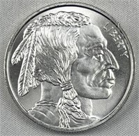 1oz Silver Buffalo/Chief Round .999 BU