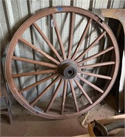 Vintage Wood Wagon Wheel
