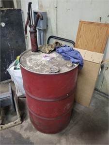 Oil Barrel with Lube Pump