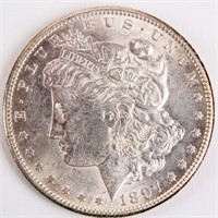 Coin 1897-S  Morgan Silver Dollar BU