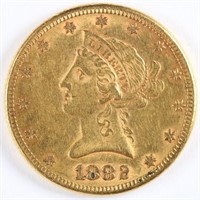 1882 Gold $10 Liberty Head