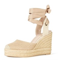 Size 8, The Drop Women's Zuki Wedge Espadrille,