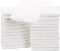 Basics Cotton Washcloths - 10 Pack  White