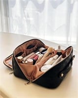 stona Travel Makeup Bag for Women, Large Capacity