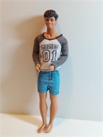 Dark Haired Ken Doll In Fashionista Shirt And