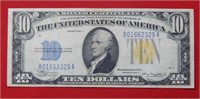 1934 A $10 Silver Certificate North Africa Note