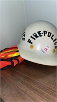 Fire Police hard hat and vest