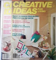 JULY 85' & FEB 86' CREATIVE IDEAS MAGAZINES