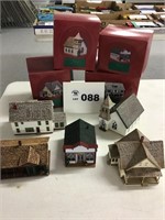 VILLAGE PCS (SOME WITH BOXES)