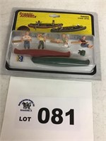 SCENIC ACCENTS CANOERS FIGURINES