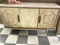 MID CENTURY BUFFET W/ MARBLE TOP