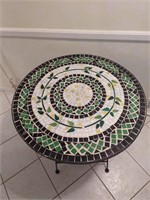 Heavy mosaic table