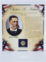 2012 Arthur Presidential $1 & Postal Comm
