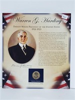 2014 Harding Presidential $1 & Postal Comm