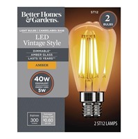 SM4458 ST12 40W Amber LED Bulb