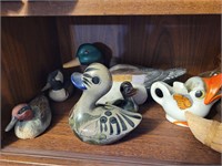 Collection of Duck Figures Vintage
