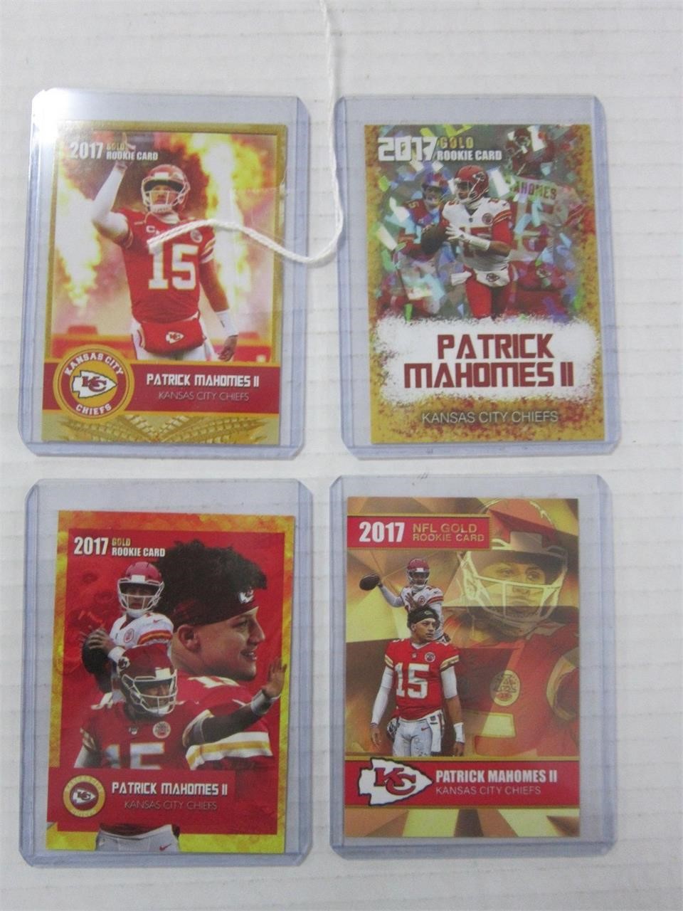 4 PATRICK MAHOMES SPORTCARDS