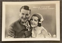CLAUDETTE COLBERT: Antique Tobacco Card (1932)