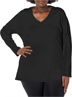 (N) Just My Size womens Women's Plus Size Vneck Lo