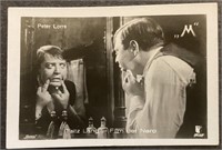 PETER LORRE: Antique Tobacco Card (1932)