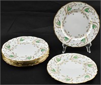 Grosvenor Bone China "Emerald" Plates England