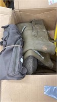 New fly fishing vest size M, Pro Line hip waders