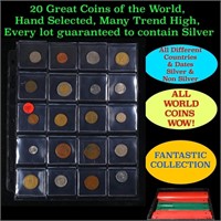 20 Great Coins of the World, hand selected, many t