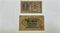 Germany 1mark currency bill