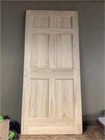 Wooden Panel Door 36 Inch Damaged