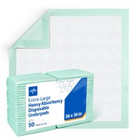 Medline Incontinence Bed Pads 36 x 36 Inches (Pack