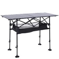 ALPHA CAMP Camping Table Outdoor Portable Table wi