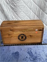 Wooden Chest, Dovetail Corners, approx. 18"