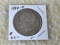 1894-O Silver Dollar