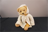 Antique Jointed Mohair Teddy Bear Glass Eyes