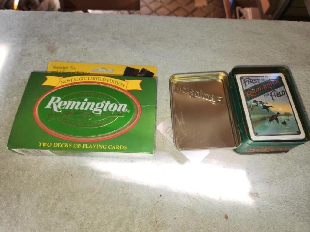Remington Playing Cards - NIP