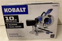 Kobalt 10-inch Compact sliding dual-bevel miter