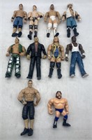 (JT) 10 WWE Action Figures Including John Cena,
