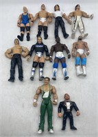 (JT) 10 WWE Action Figures Including Sheldon