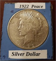 1922*S- Peace Silver Dollar