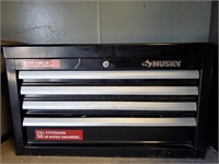 F- Husky Metal Toolbox With Hand Tools