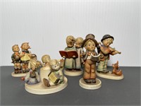 Five Hummel figurines