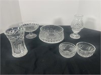 5 Piece Waterford Collectibles Lismore, Compote