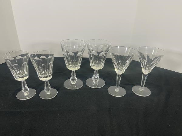 Lot of 6 Waterford Stem Glasses