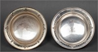 Reed & Barton Sterling Silver Footed Bowls, Pair