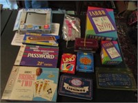 GAMES- PASSWORD, TABOO, UNO, AIRPORT, MORE