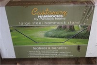 Castaways large steel hammock stand and hammock